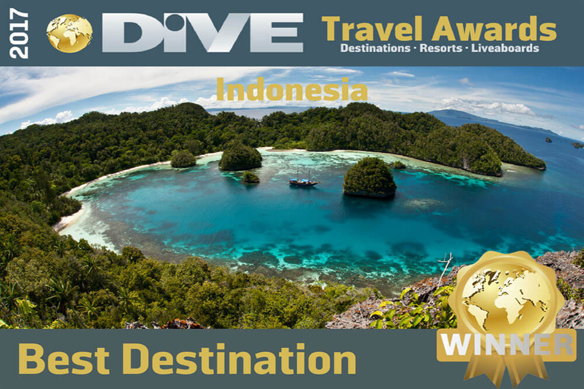 Indonesia Named Top Dive Destination by DIVE Travel Awards 2017