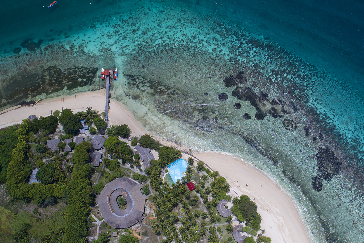 Gangga Island Resort and Spa in North Sulawesi, Indonesia