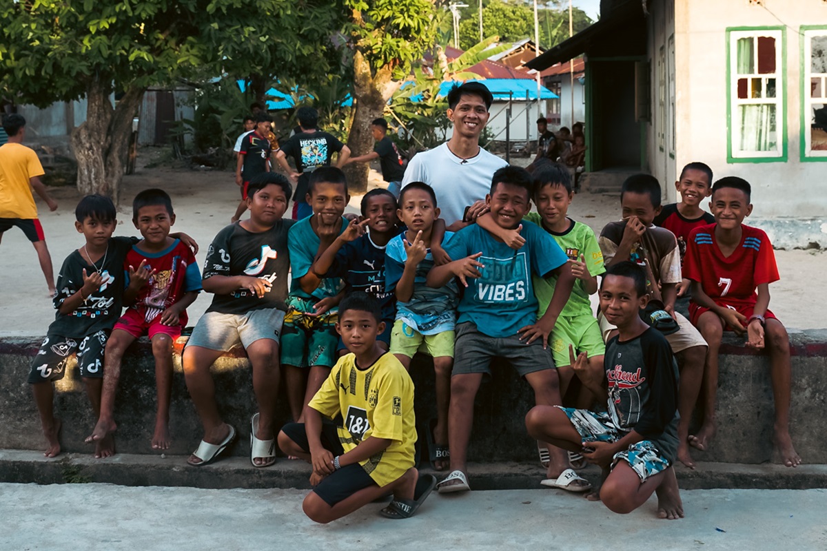 Gangga Island in North Sulawesi Indonesia